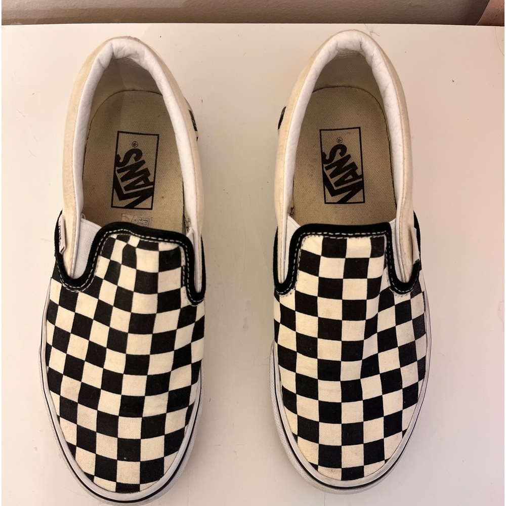 Vans: Black & White checkerboard shoe